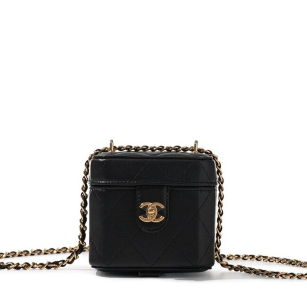 Chanel Black Quilted Leather Mini Bag - Picture 1 of 16